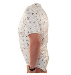 Flauschiger Schmuse Wickelbody mit kurz Arm