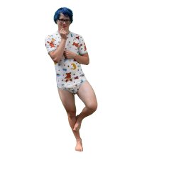 Wrap bodysuit without sleeves “Bear magic” -...