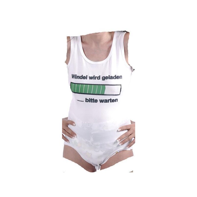 Wrap Bodysuit “Diaper Loading” – Exclusive Screen Print