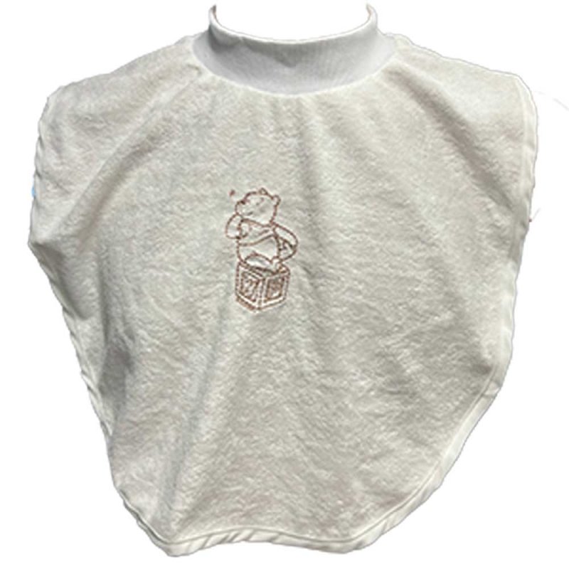 Bib with embroidery