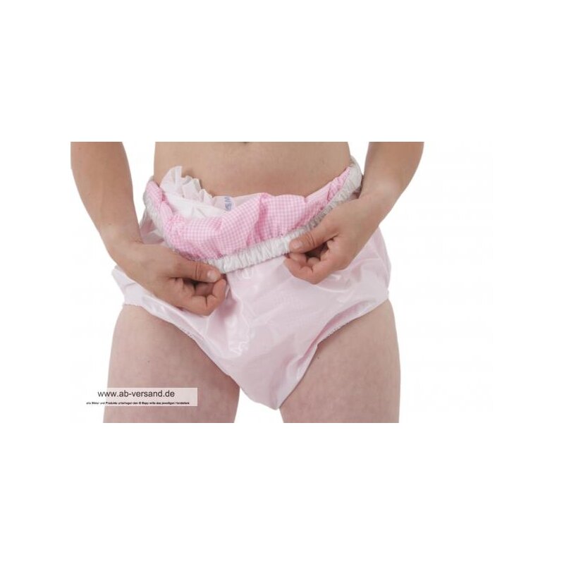 PinkDreams – Wendeschlupfhose in Rosa mit Karomuster