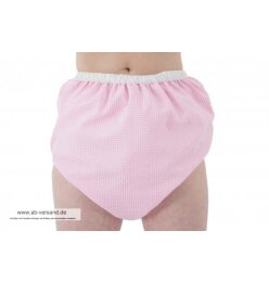 PinkDreams &ndash; Wendeschlupfhose in Rosa mit Karomuster