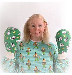 Adult Baby Mitten with upholstery