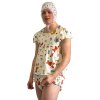 Babydoll Set with Ruffle Shorts & Flutter Sleeves