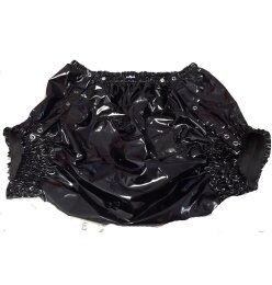 Hans Dieter PVC button-up pants