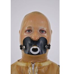 Rubber Gag Harness with Pacifier