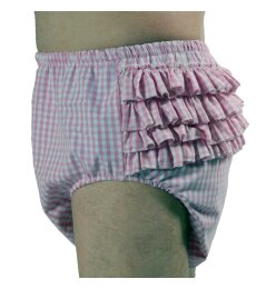 Maid Sissy Rüschenhose Trolli innen PVC