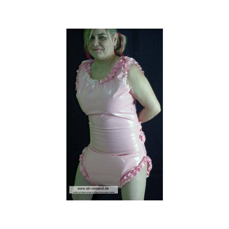 Rikka Spreizbody Deluxe – PVC-Rüschenbody mit Watschelspaß