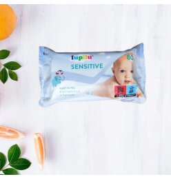 Lupilu Sensitive Baby Wipes 80 Count