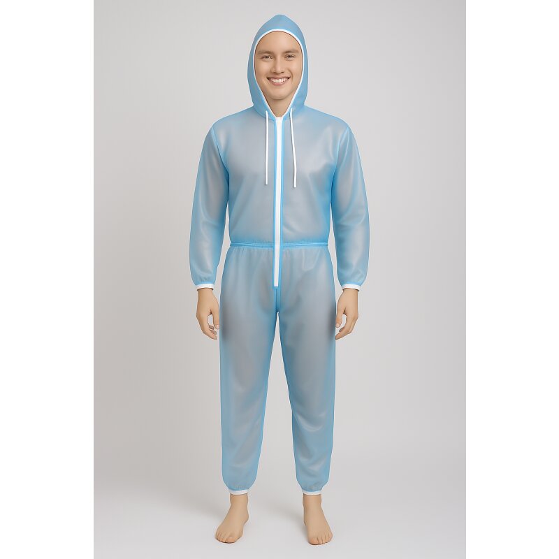 Jonas romper - PVC hooded overall