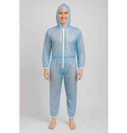 Jonas romper - PVC hooded overall