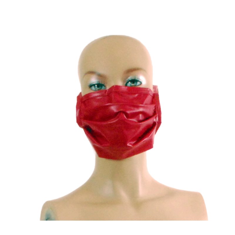 Klinik OP Maske PVC rot