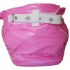 Penalty pants Omutsu PVC-pink-90 to 130 cm hip size-without Spred-without locks