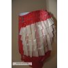 Button-up nappy pants Belinda with frills Lackstoff white S