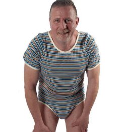 Wrap Bodysuit &ldquo;Stripe Delight&rdquo; &ndash; Short...