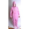 Romper with embroidery and hood