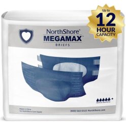 NorthShore MEGAMAX Diaper, Blue