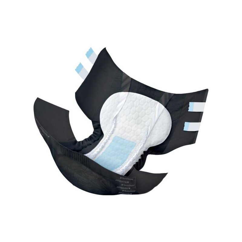 NorthShore MEGAMAX Diaper, Black