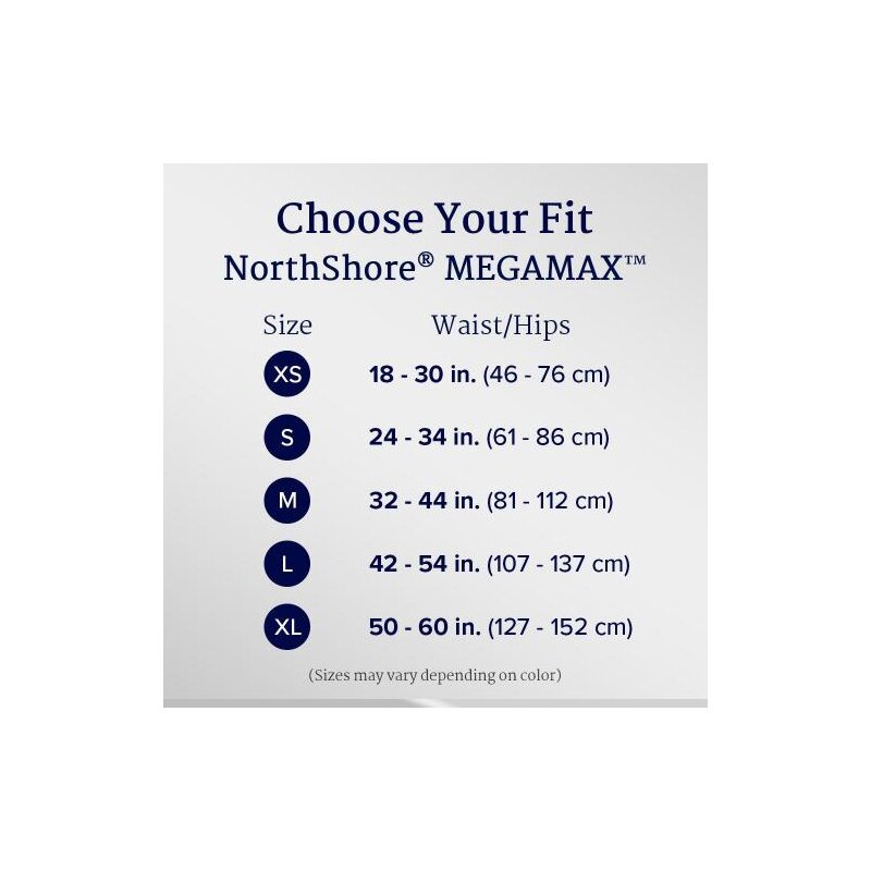 NorthShore MEGAMAX Diaper, Black