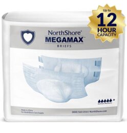 NorthShore MEGAMAX wei&szlig; 4 er Pack-Medium