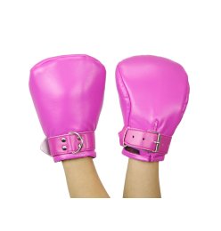 Bondage Fäustlinge Fist Mitts - Fessel Handschuhe Pink