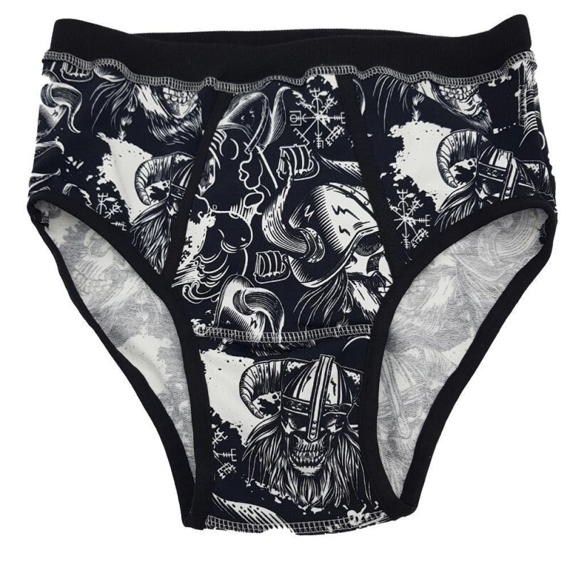 TB-Unterhose „Nordsturm“ – Wikinger-Design aus Jersey (mit Eingriff)