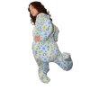 „Kleines Entchen“ – Flausch-Strampler mit Punkten & Zip