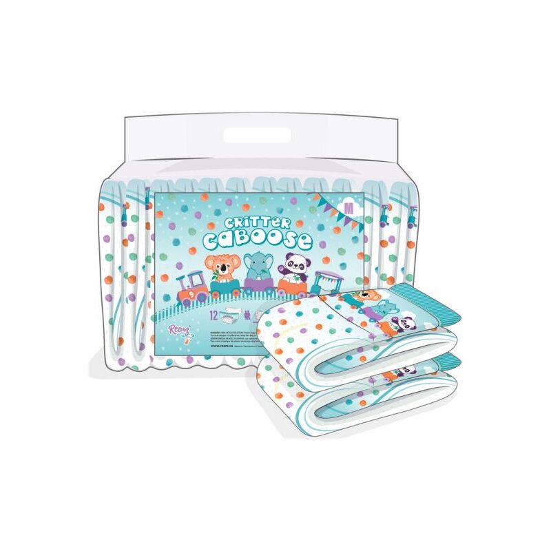 Critter Caboose Diaper