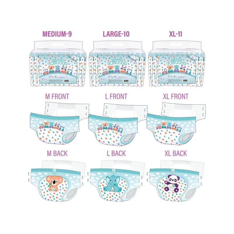 Critter Caboose Diaper