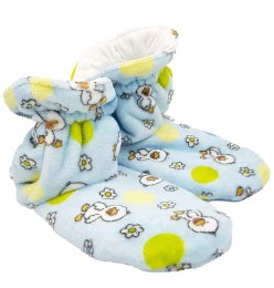 ABDL Bettschuhe Rufus Sommernikki-hellblau bunt-Standart