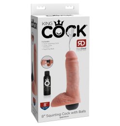 8“ Squirting Cock with Balls