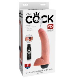 9“ Squirting Cock with Balls