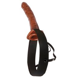 10“ Chocolate Dream Hollow Strap-on