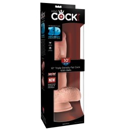 10“ Triple Density Cock with Balls