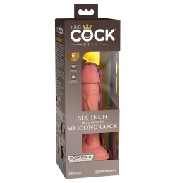 6“ Dual Density Silicone Cock