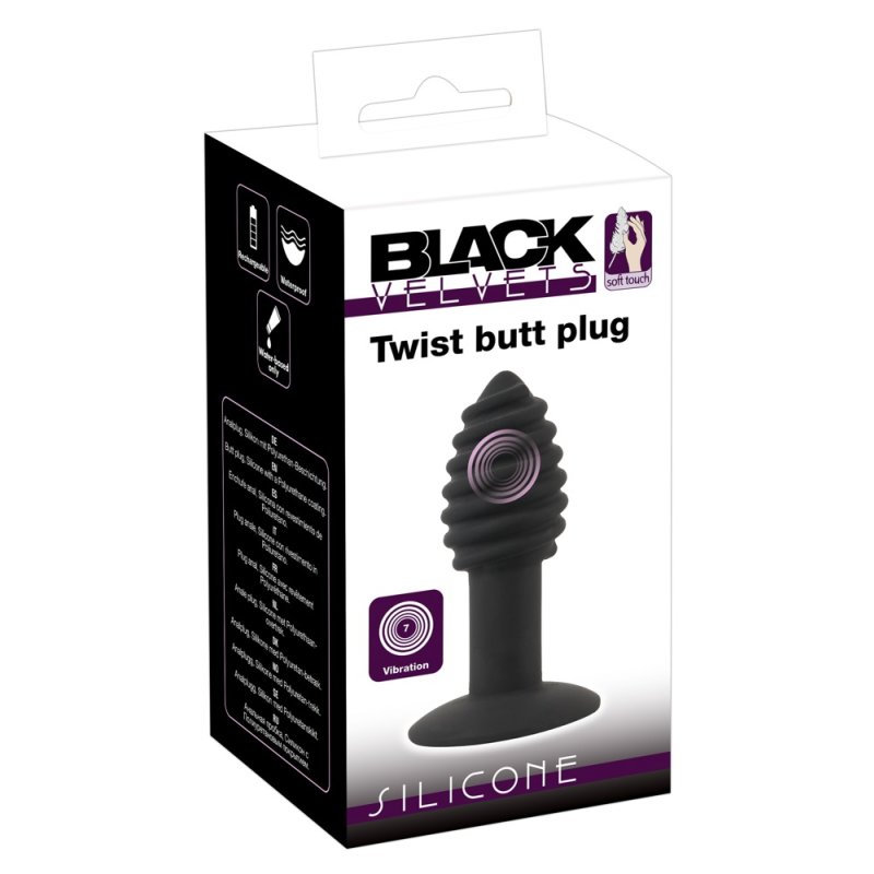 Twist butt plug