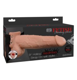 7,6“ Hollow Strap-on Squirting