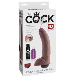 9“ Squirting Cock with Balls