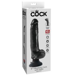 9“ Vibrating Cock with Balls
