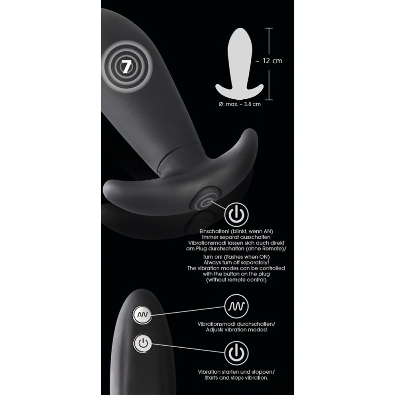 Remote Controlled Vibro Plug