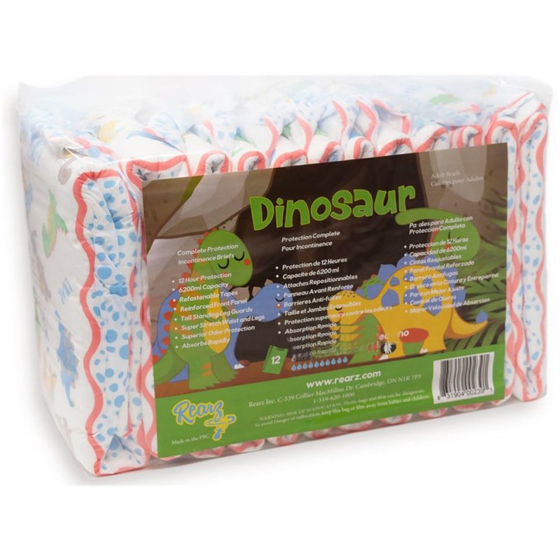 Rearz Diaper Dinos 12 er Pack-medium
