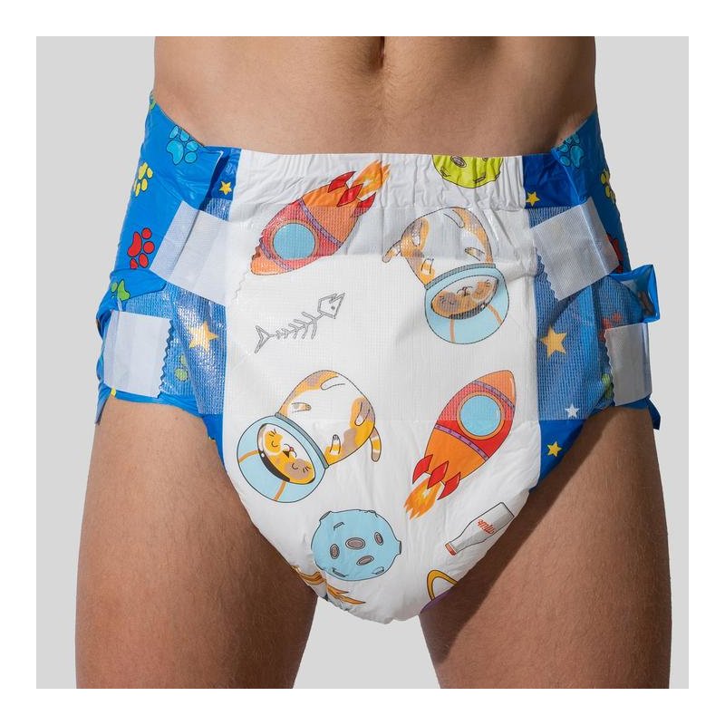 Bambino Catstronaut Windel  8 er Pack Large