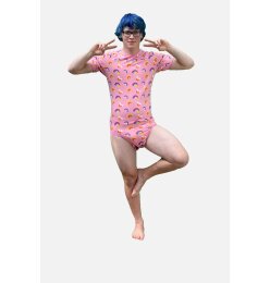 Wickelbody „Regenbogenküsschen“ –...