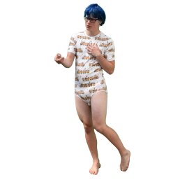 Wrap body without sleeve &ldquo;Train of cuddly toys&rdquo;