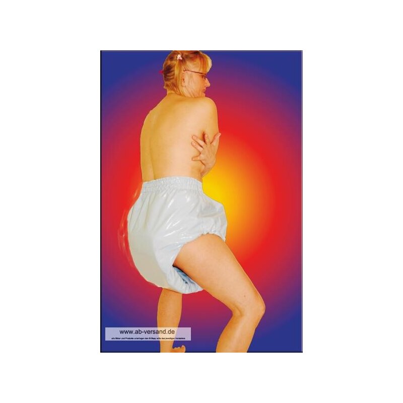 Adult Baby Ripa Schlupfspreizhose Latex 0,5 rot L - XL
