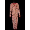 Cosy ABDL fleece romper suit with construction machinery whisout socks-XXXXXL
