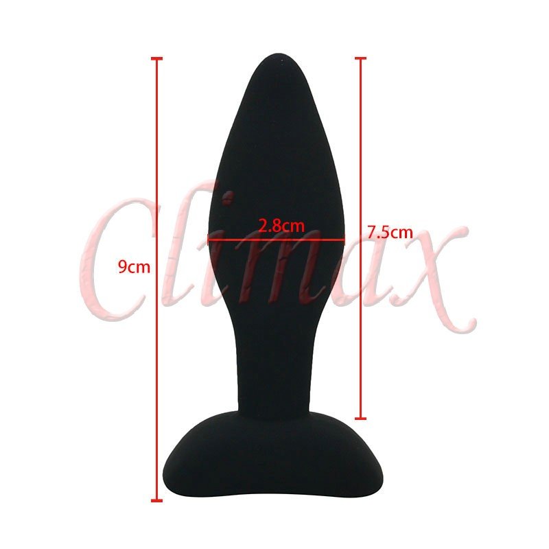 Unisex schwarz silizium anal butt plug anal Trainer anal sex-spielzeug für paare, adult sex produkt erotische sex-spielzeug