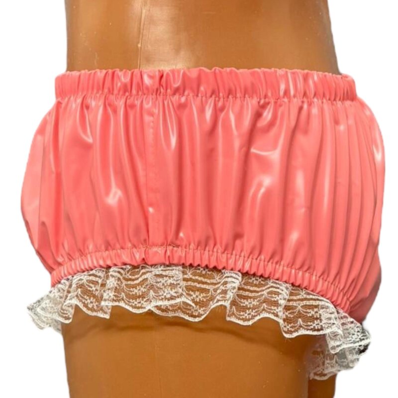 Jarla kurze Taillenhose PVC gummiert-Rosa gummiert-M