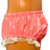 Jarla kurze Taillenhose PVC gummiert-Rosa gummiert-M