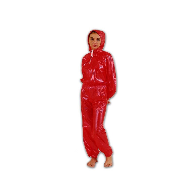 Komfort und Stil mit unserem vielseitigen Overall - Ronald komplett Weichfolie-Schwarz-transparent-S